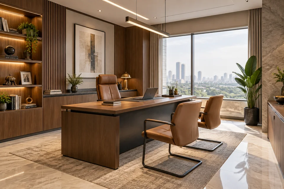 Executive cabins interior design concept