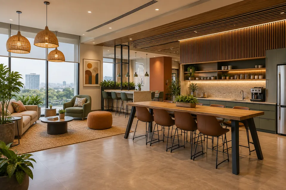 Breakout areas & pantries interior design concept
