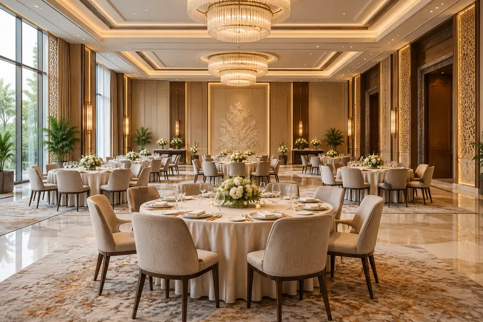 Banquet & event spaces interior design concept