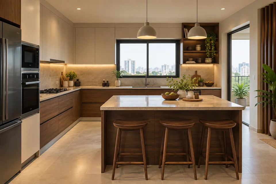 Kitchens interior design concept