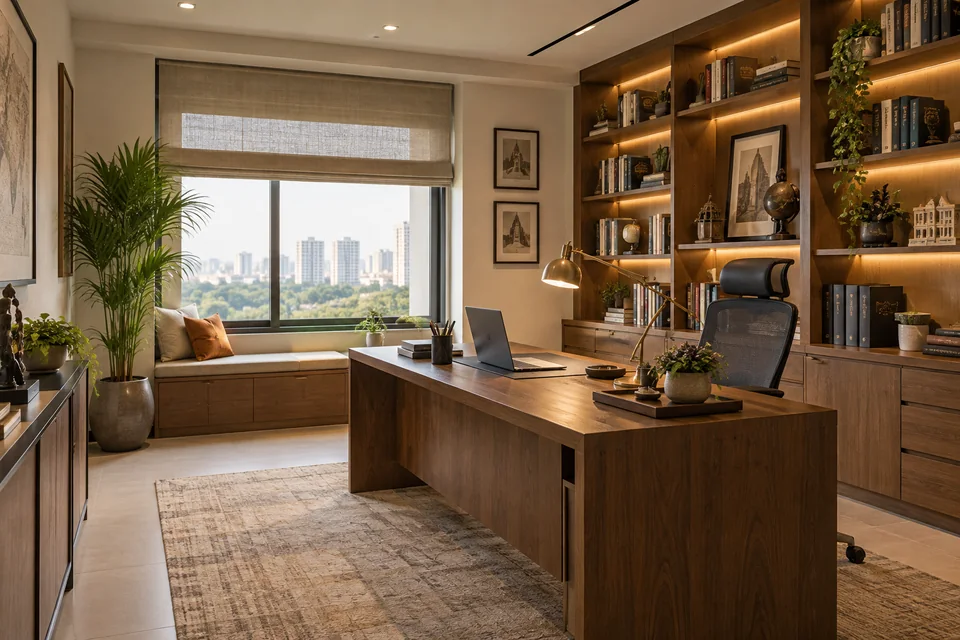 Home offices & study rooms interior design concept